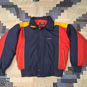 Vintage Sun Ice 1988 Calgary Olympics Gore Tex Ski Jacket Mens Large Quallofil